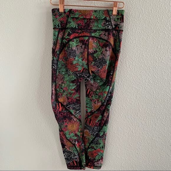 Lululemon Time to Sweat Crop Zen Garden Athleisure Workout Activewear 4 - Picture 14 of 15